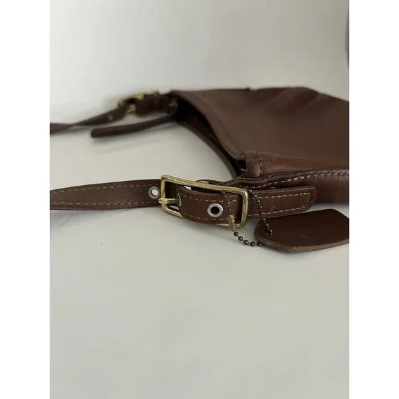 Coach Vintage 9033 Legacy Small Hobo Shoulder Bag Brown Glove Tanned Leather - Picture 8 of 9